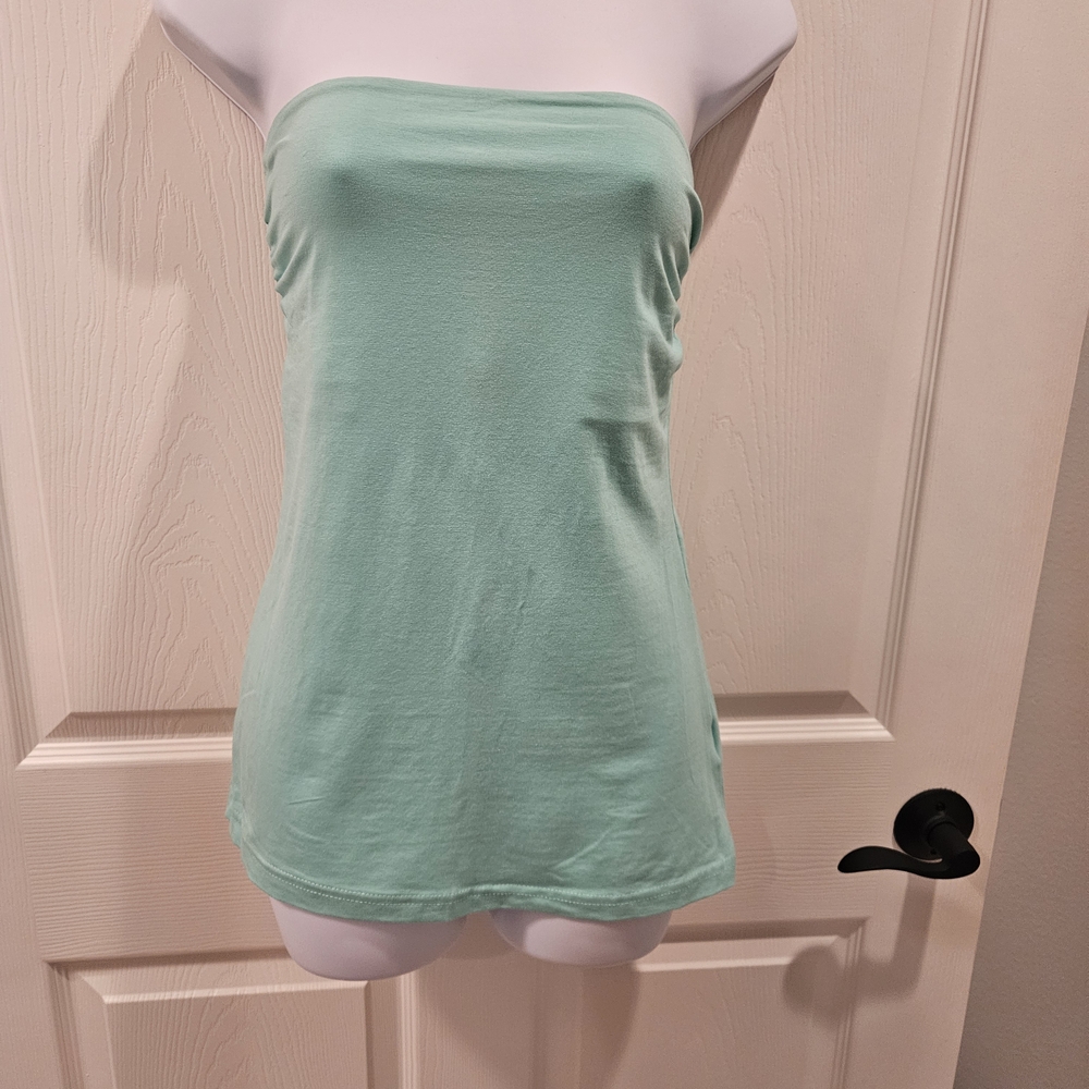 H&M Light Green Strapless Camisole